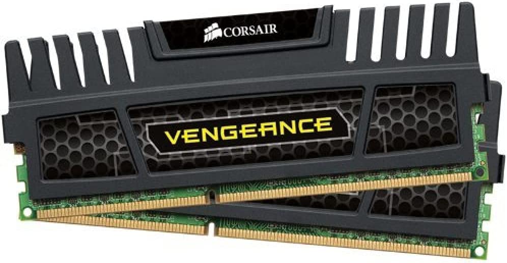 Corsair Vengeance 8 GB (2 x 4 GB) DDR3 1600 MHz PC3 12800 240-Pin DDR3 Dual Channel Memory Kit 1.5V (CMZ8GX3M2A1600C9)