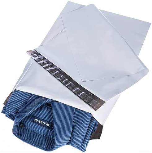 Metronic Poly Mailers 12X15.5 200 Pack, Strong Adhesive Shipping Bags for Clothing, Waterproof and Tear-Proof Shipping Envelopes, Packaging Bags Mailers Poly Bags for Shipping in White