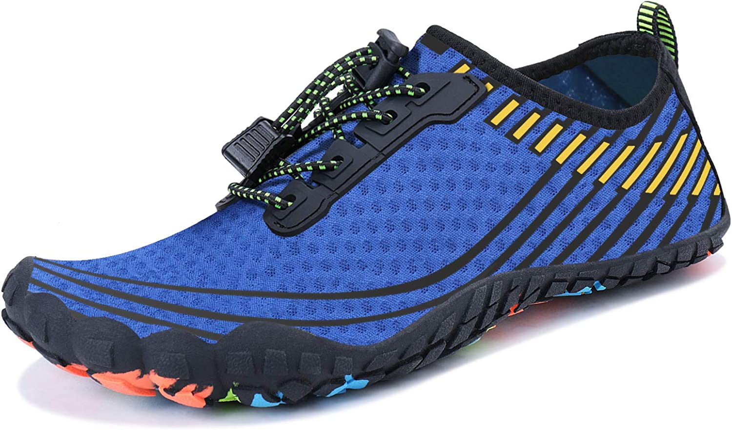 MAYZERO Water Shoes Men Women Swim Surf Shoes Beach Pool Shoes Wide Toe Hiking Aqua Shoes Winter House Slippers
