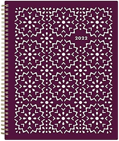 Blue Sky Weekly & Monthly Planner, 8.5" x 11", Flexible Cover, Wirebound, Gili (117889-22)