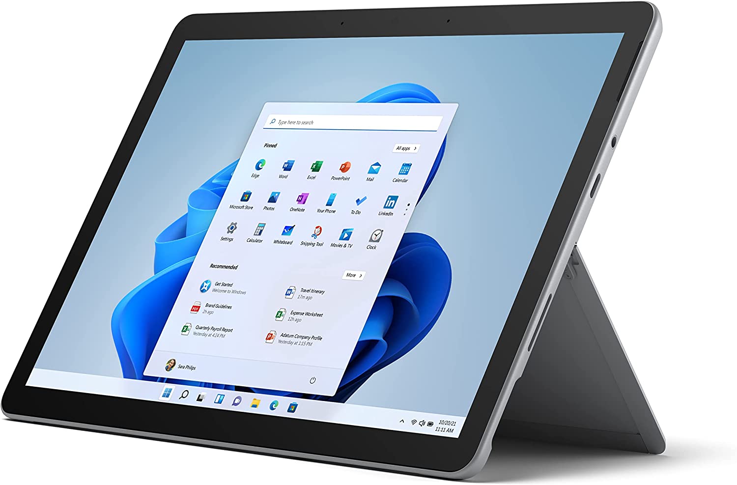 New Microsoft Surface Go 2 - 10.5" Touch-Screen - Intel Pentium - 8GB Memory - 128GB SSD - Wifi - Platinum (Latest Model)