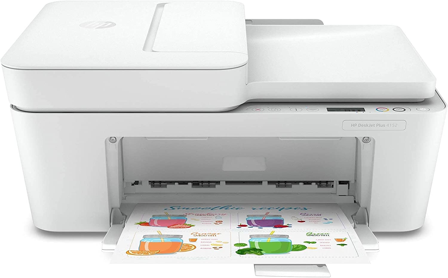HP DeskJet Plus 4152 Wireless All-in-One Color Inkjet Printer, Mobile Print, Scan & Copy, Instant Ink Ready, 7FS74A (Renewed)