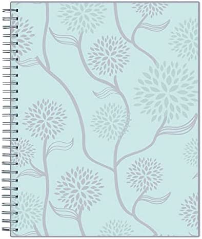 Blue Sky Monthly Planner, January  - December , 8" x 10", Frosted Flexible Cover, Wirebound, Rue Du Flore (101605-22)