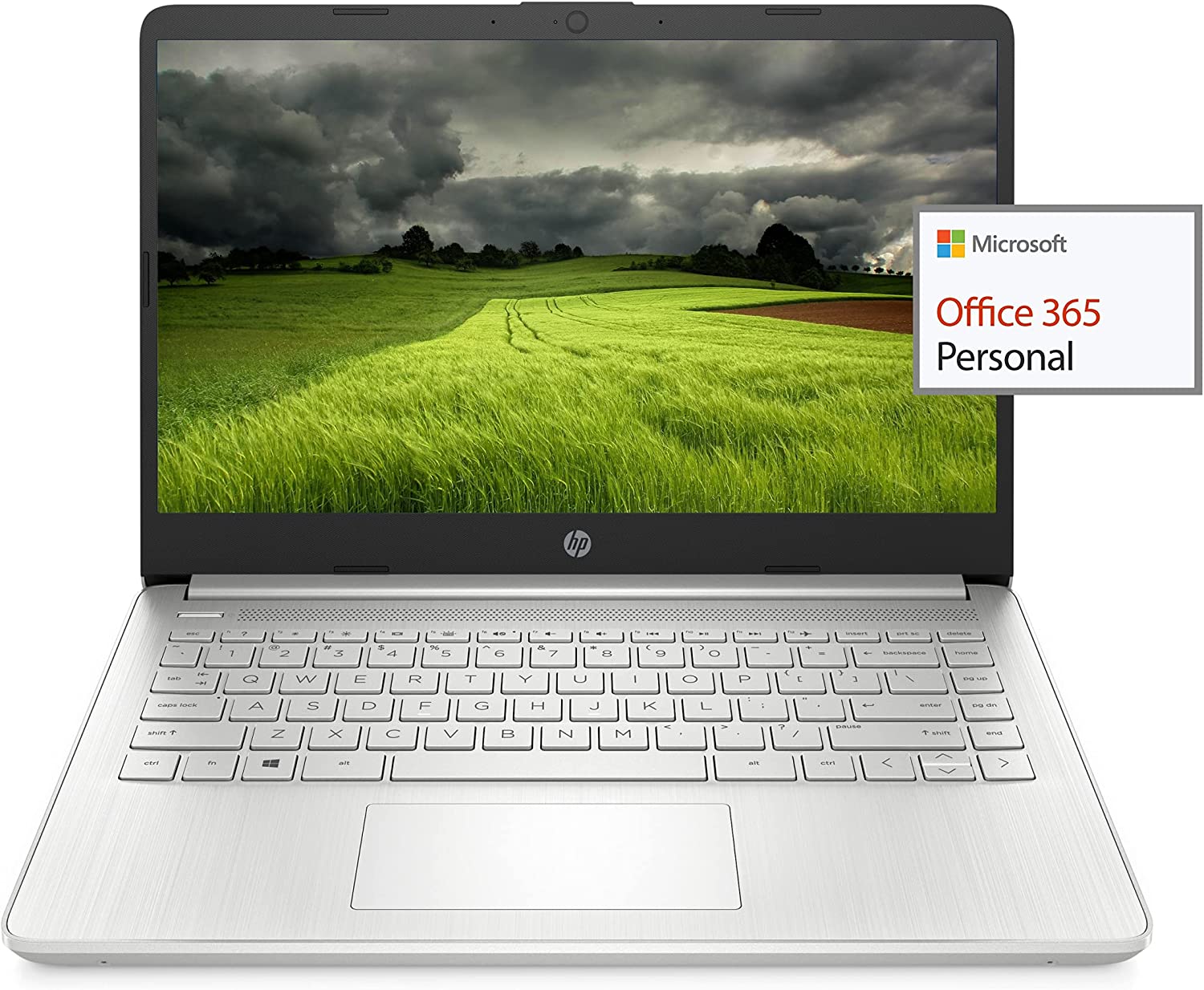 HP Newest 14in HD Laptop Light-Weight, AMD Athlon 3050U(Up to 3.2GHz), 8GB RAM, 128GB SSD + 64GB eMMC, 1 yr Office365, WiFi, Bluetooth 5, USB-A&C, HDMI, Webcam, Win10S,w/Ghost Manta Accessories