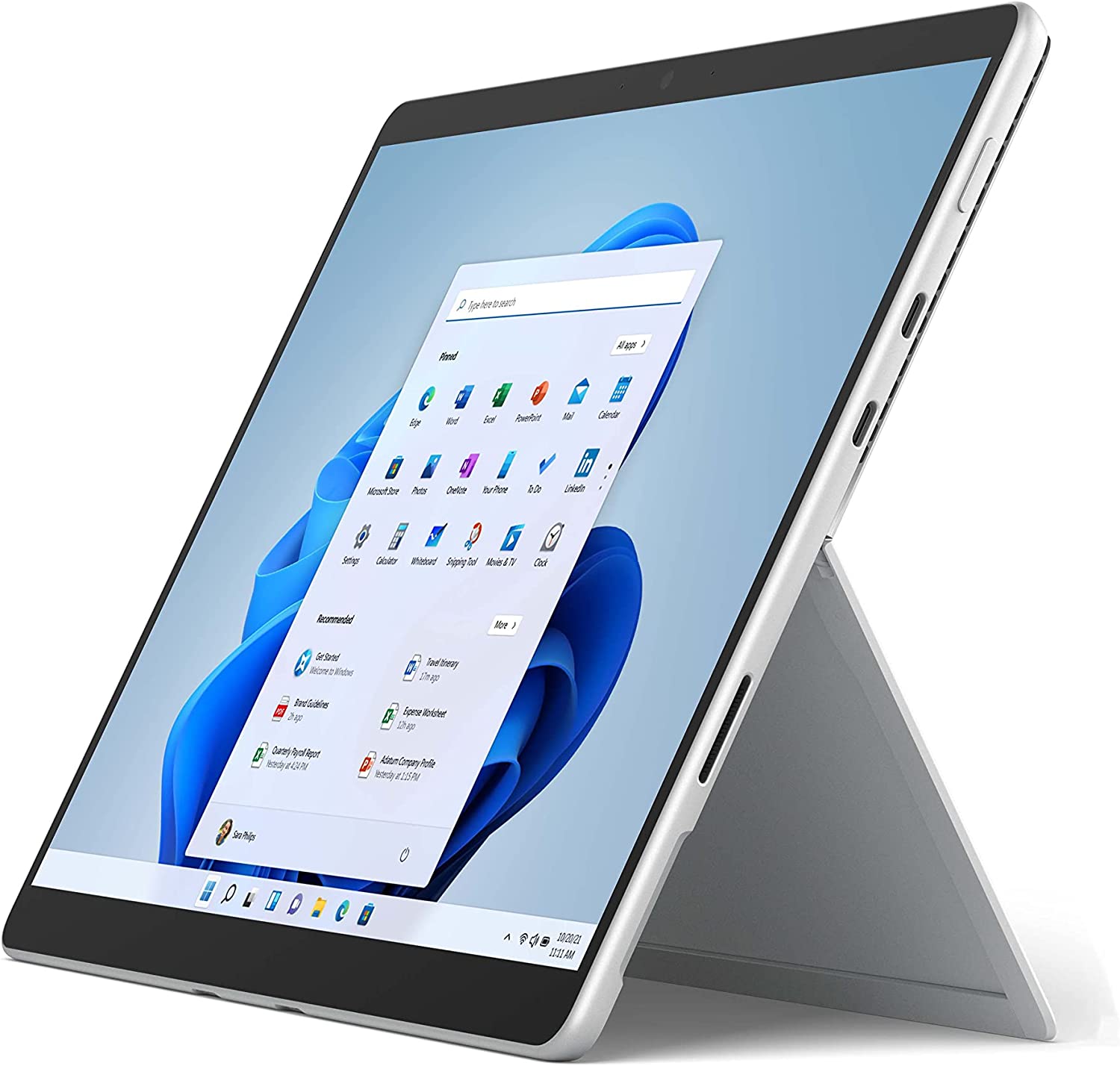 Microsoft Surface Pro 8-13" Touchscreen - Intel? Core? i5-8GB Memory - 128GB SSD - Device Only - Platinum (Latest Model)
