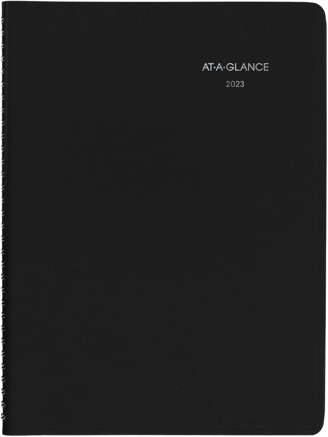 AT-A-GLANCE 2026 Weekly Planner, DayMinder, Quarter-Hourly Appointment Book, 8" x 11", Large, Black (G52000)