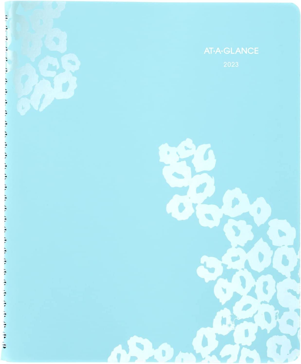 AT-A-GLANCE 2023 Weekly & Monthly Planner, 8-1/2" x 11", Large, Wild Washes Teal (523-905)