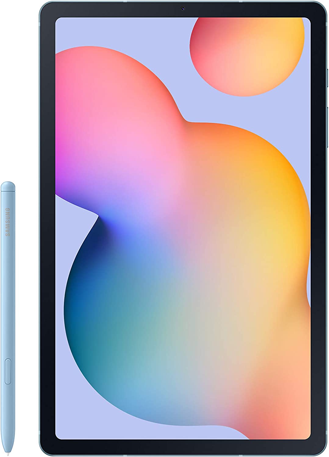 SAMSUNG Galaxy Tab S6 Lite 10.4" 128GB Android Tablet w/ Long Lasting Battery, S Pen Included, Slim Metal Design, AKG Dual Speakers, US Version, Angora Blue