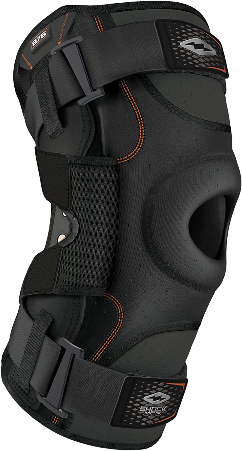 Shock Doctor Maximum Support Compression Knee Brace - for ACL/PCL Injuries, Patella Support, Sprains, Hypertension and More for Men and Women