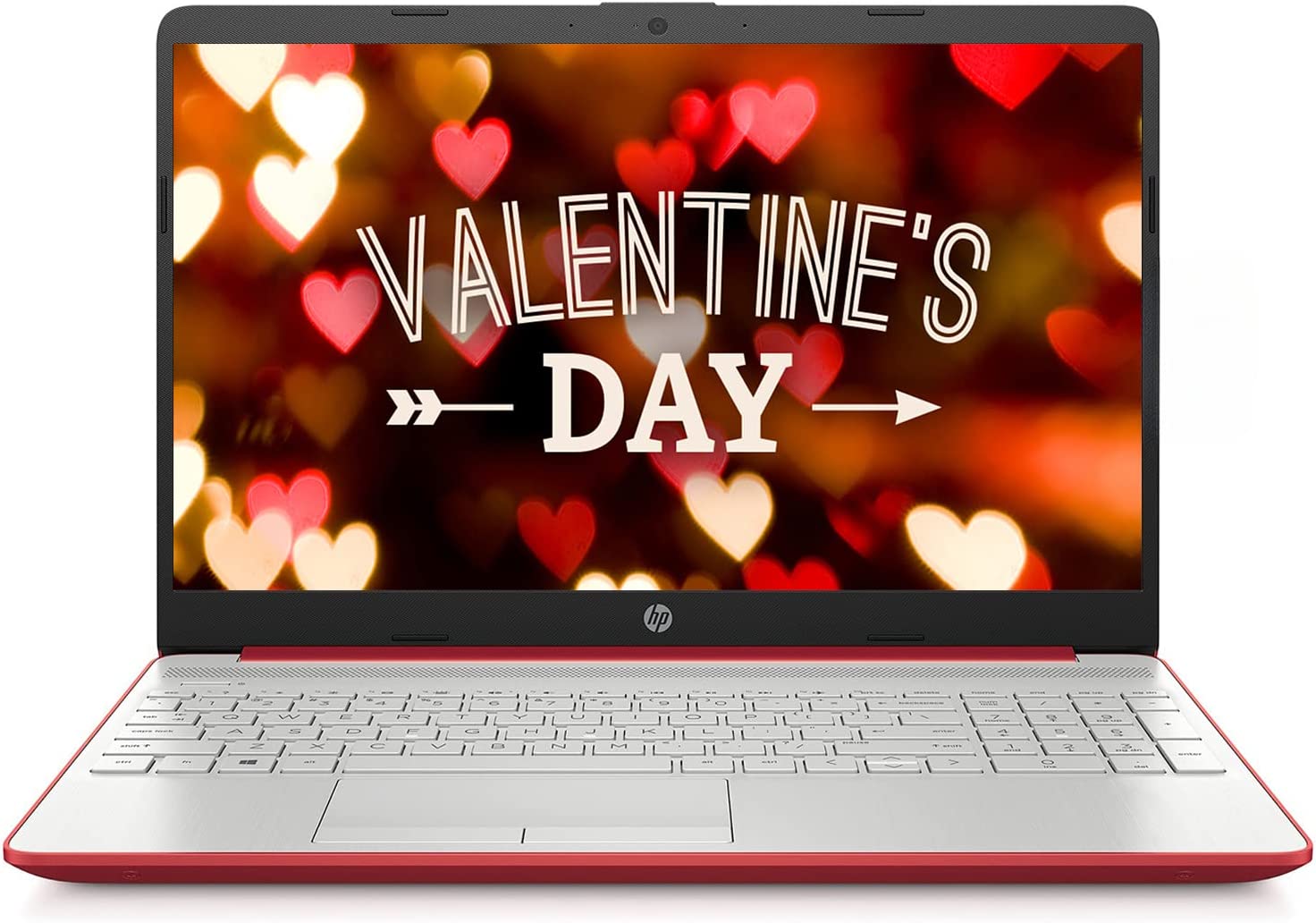 HP Pavilion Laptop ( Model), 15.6'' HD Display, Intel Celeron Quad-Core Processor, 16GB DDR4 RAM, 1TB SSD, Online Conferencing, Webcam, HDMI, Bluetooth, WiFi, Windows 11, Scarlet Red
