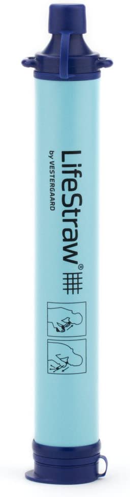 LifeStraw Personal Water Filter for Hiking, Camping, Travel, and Emergency Preparedness