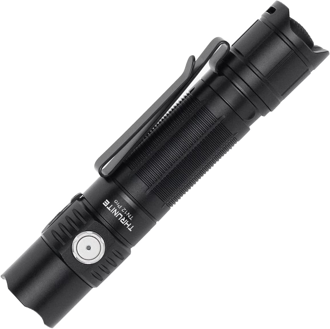 ThruNite TN12 Pro Rechargeable Flashlight, High 1900 Lumens Bright Flashlight with Dual Switch, Long 415 Yards Throw, for Outdoor Rescue, Searching, Hiking and Emergency - Cool White