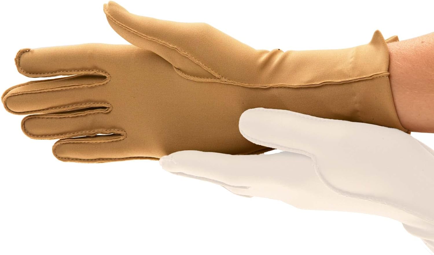 isotoner Women & Men Arthritis Compression Rheumatoid Pain Relief Gloves for joint support with Open/Full finger design