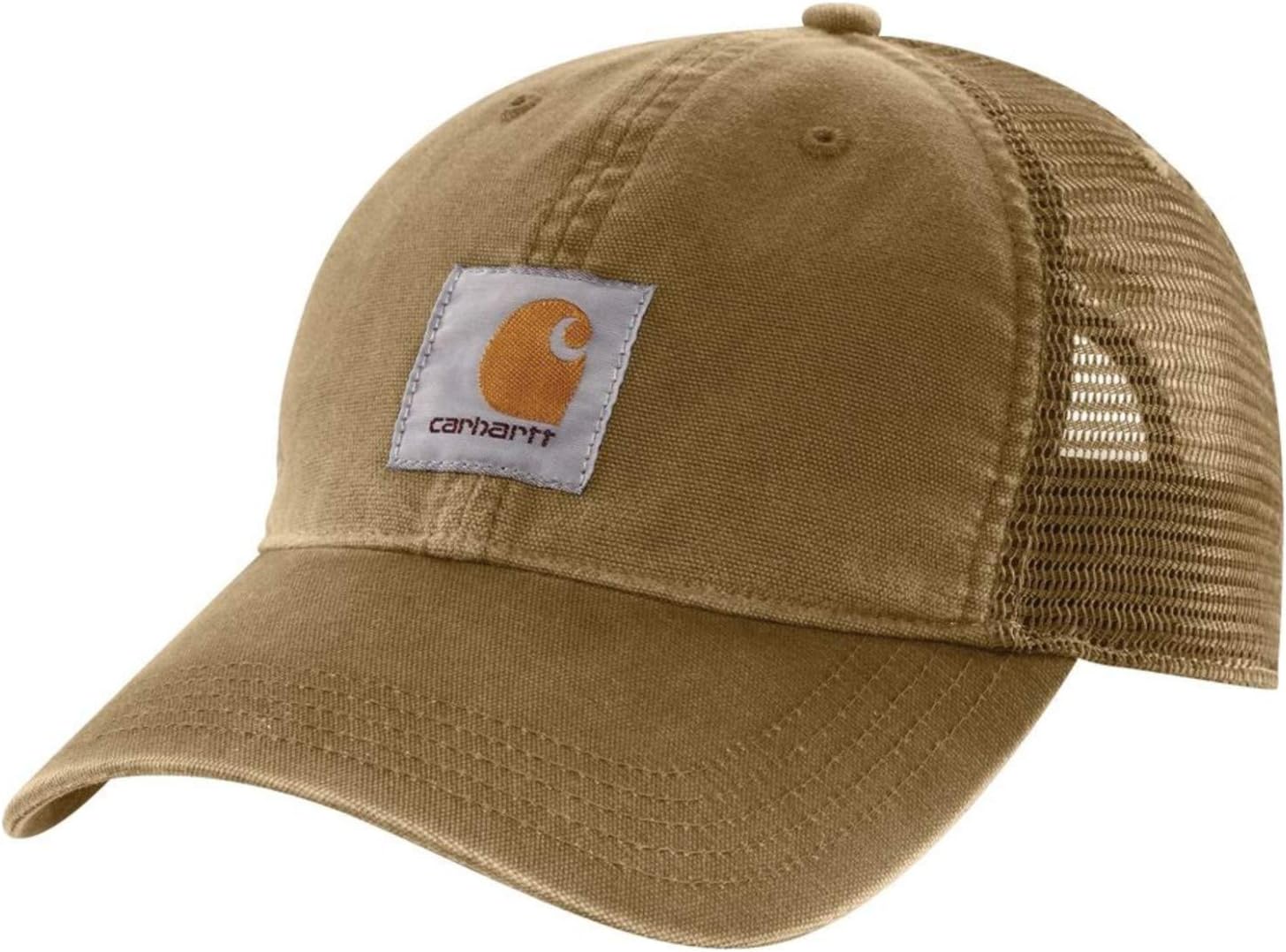 Carhartt Men's Canvas Mesh-Back Cap