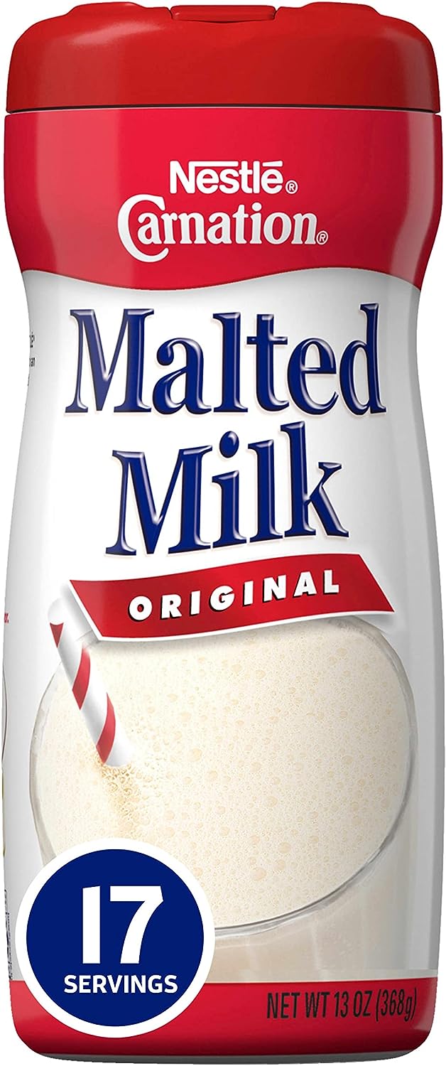 Nestle Carnation Original Malted Milk Powder Mix, 13 OZ Canister
