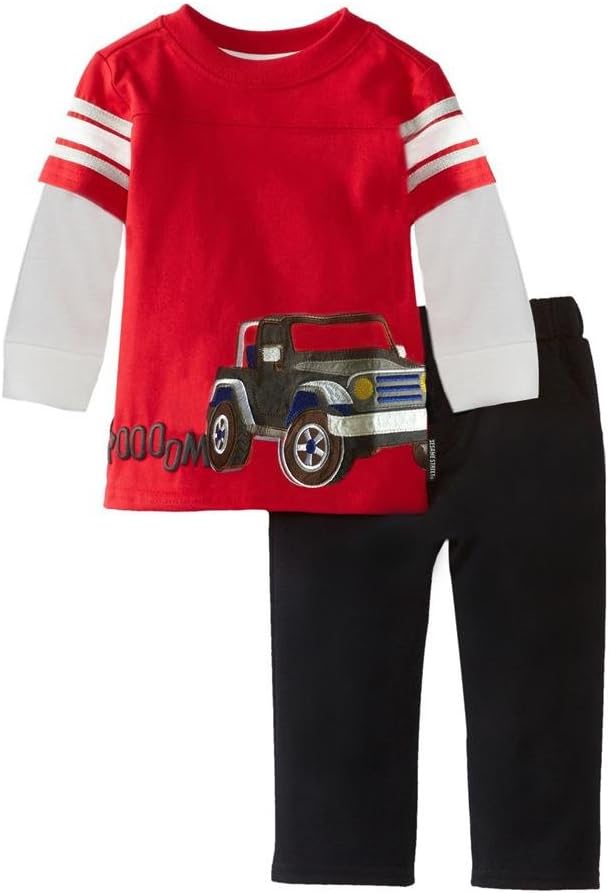 CRAZY GOTEND Toddler Baby Boy Letters Printed Tops Pants Leggings Outfits Clothes Set