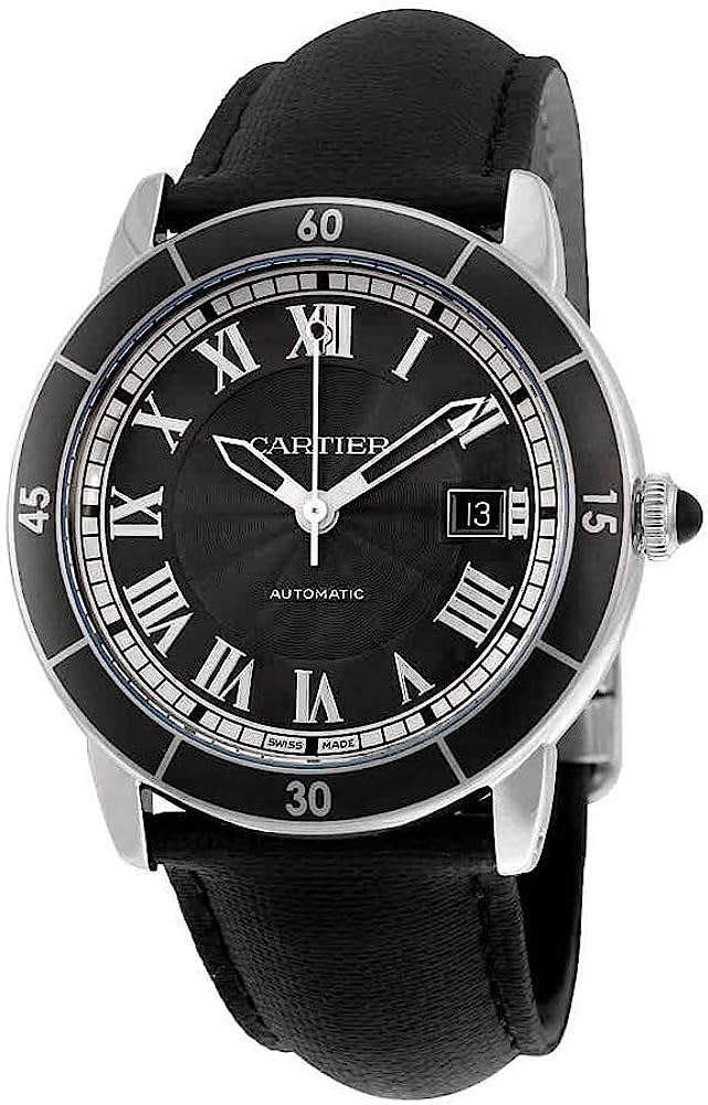 CARTIER Men's WSRN0003 Analog Display Swiss Automatic Black Watch