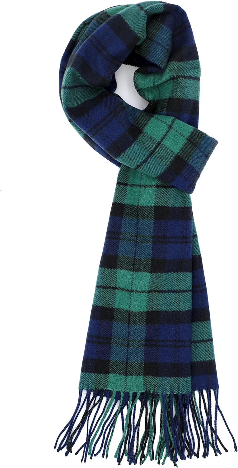 Achillea Soft & Warm Tartan Plaid Checked Cashmere Feel Winter Scarf Unisex