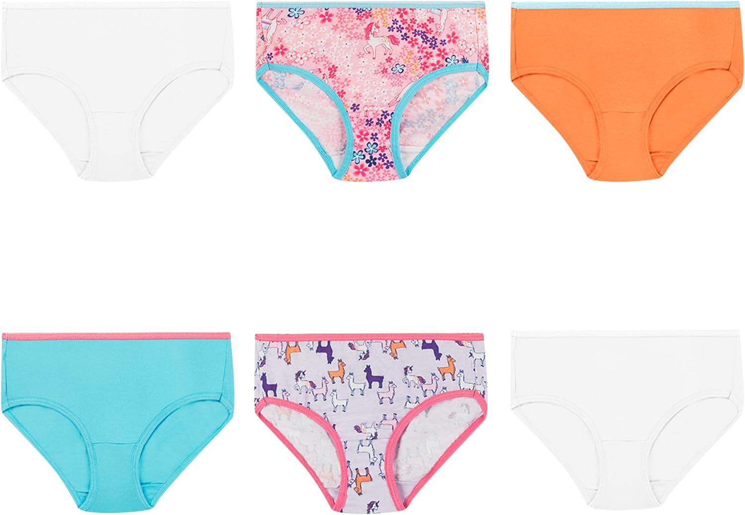 Hanes Girls' and Toddler Assorted Briefs