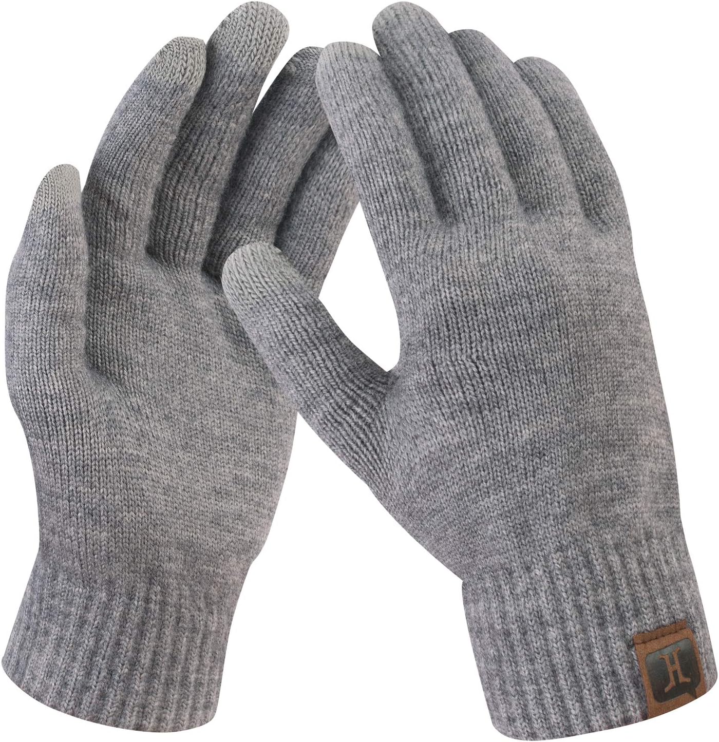 FZ FANTASTIC ZONE Women's Winter Touchscreen Wool Magic Gloves Warm Knit Fleece Lined for Women