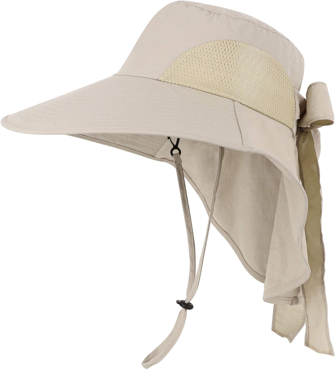 Toppers Womens Mens Sun Hat Rollable UPF 50+ Wide Brim Gardening Hat with Neck Flap