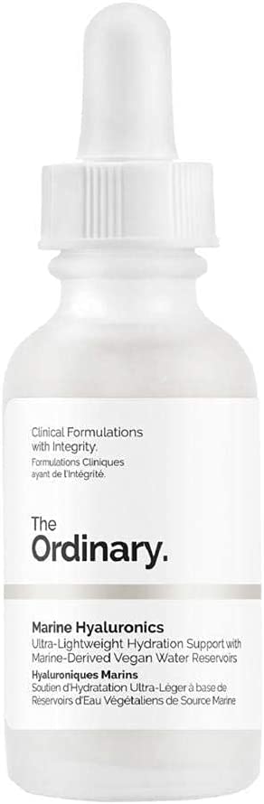 The Ordinary. Marine Hyaluronics. Ultra- lightweight hydration support with marine-derived vegan water resevoirs. 1 fl. oz. 30 ml