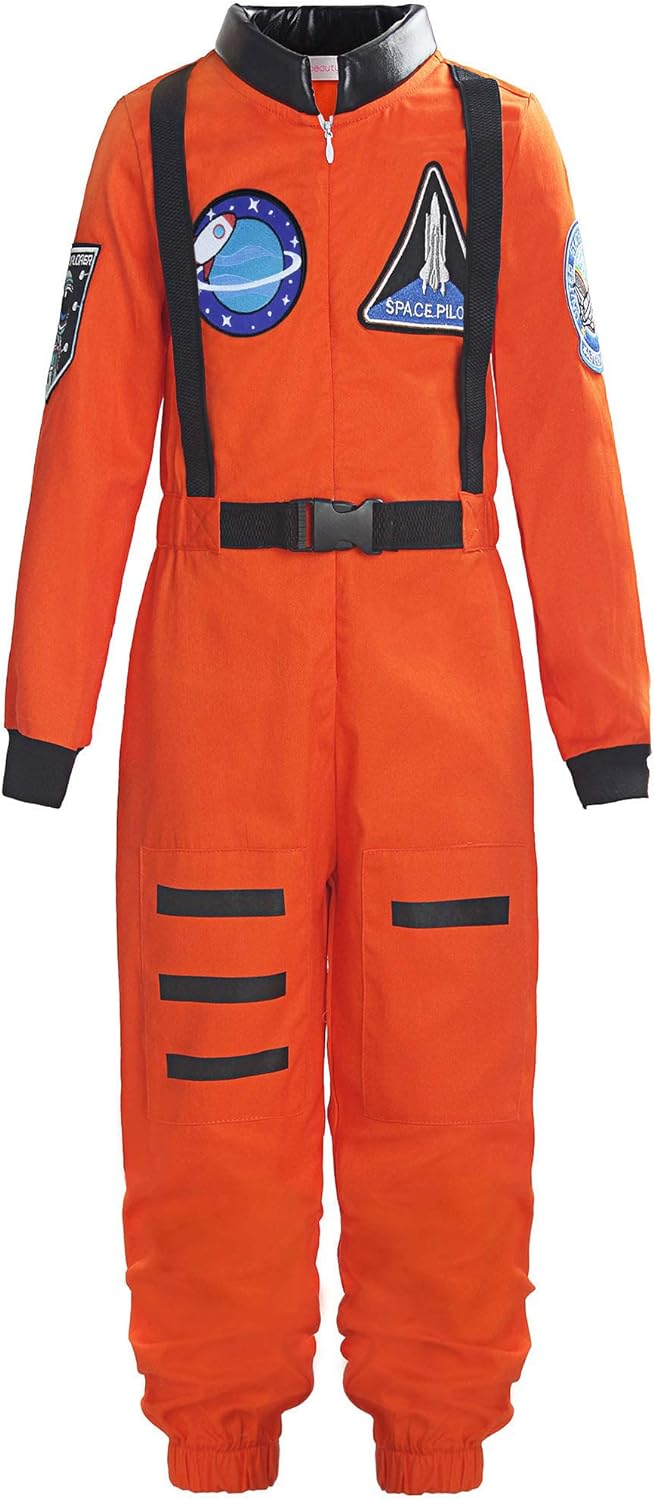ReliBeauty Boys Girls Kids Children Astronaut Role Play Costume