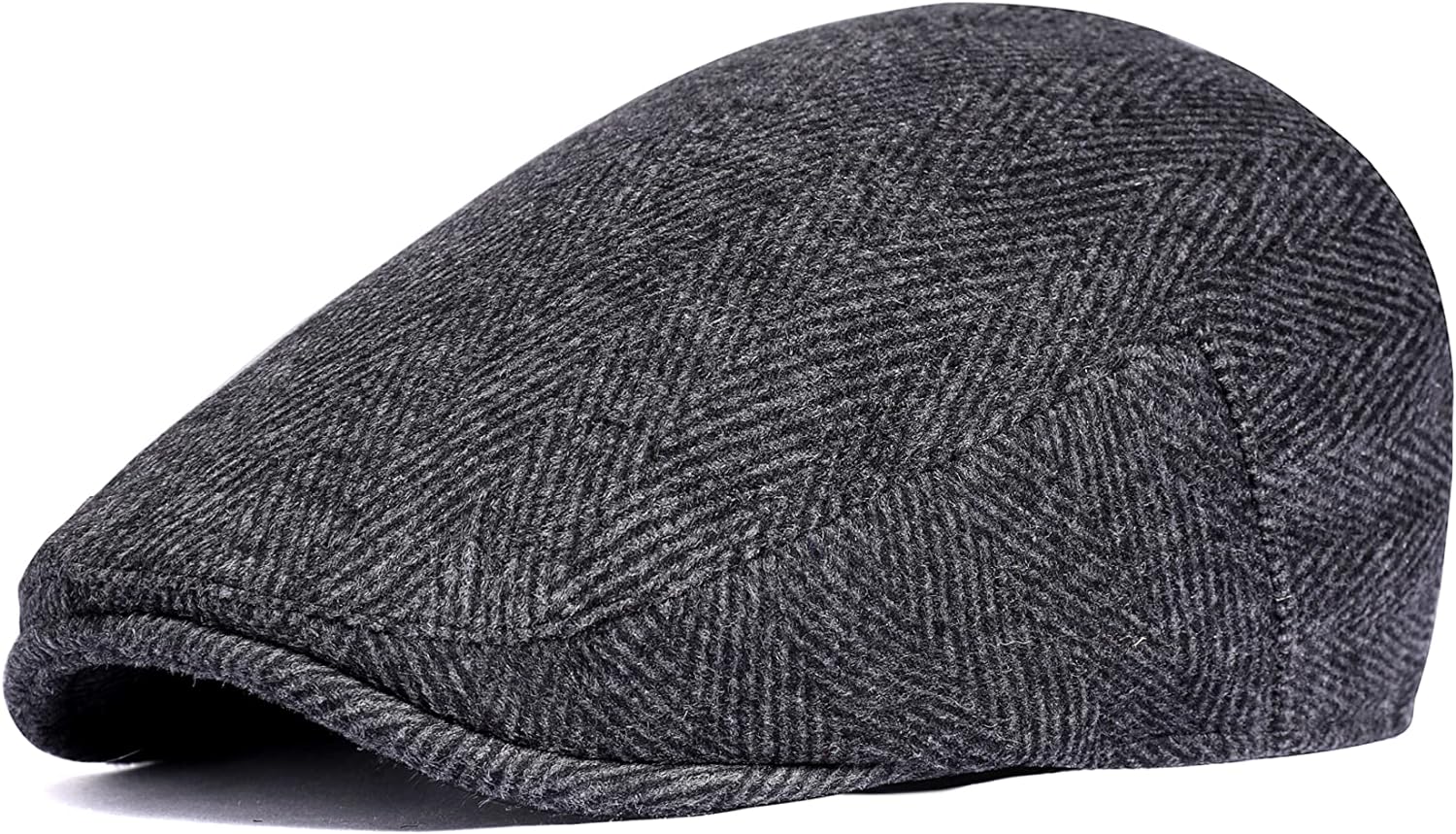 BABEYOND Men's Flat Cap Newsboy Hats Herringbone Tweed Cabbie Hats for Men 1920s?Ivy?Irish?Driving?Hats Gatsby Hat