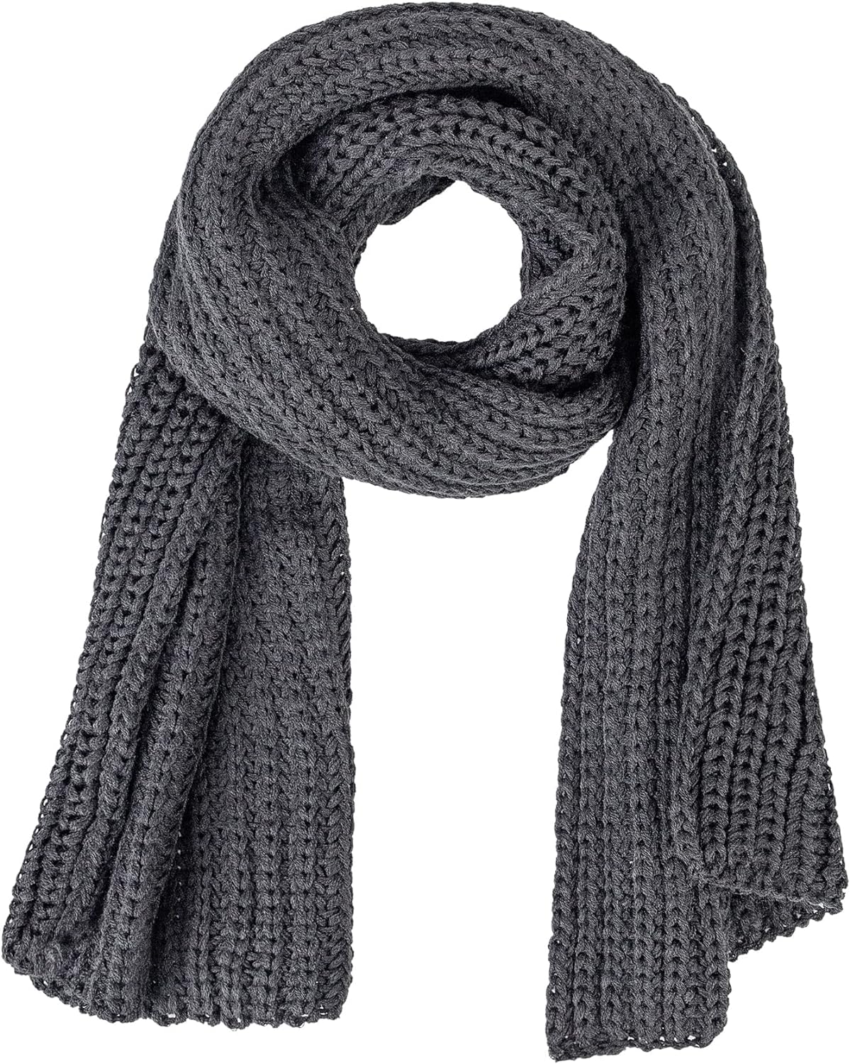 Women And Mens Winter Thick Cable Knit Wrap Chunky Long Warm Scarf