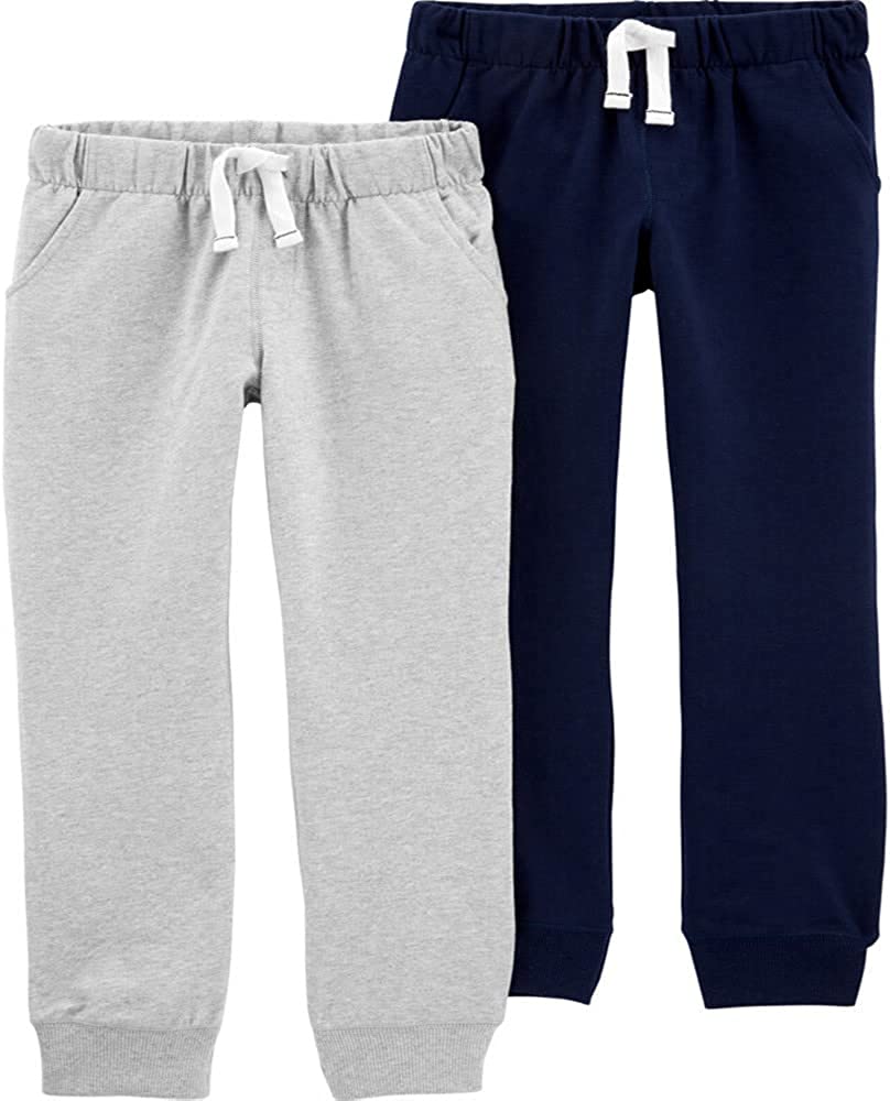 Carter's Toddler Boys 2 Pack French Terry Active Joggers/Pants