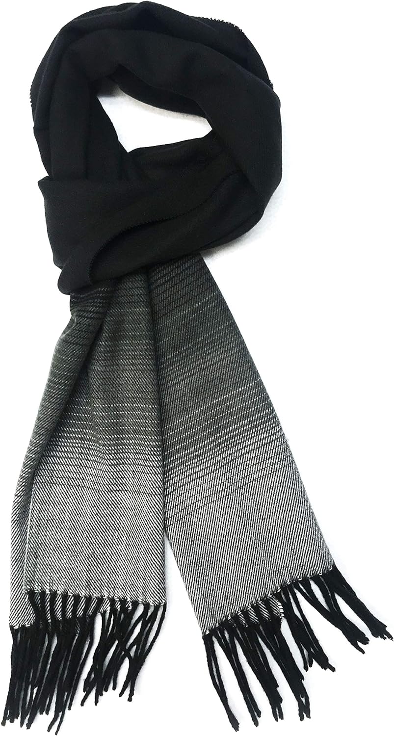 CALVIN & OLIVIA Cashmere Feel Scarf Soft Winter Soft Tartan Plaid Fashion Nova Scottish Check Multi-Color Gift for Men Women