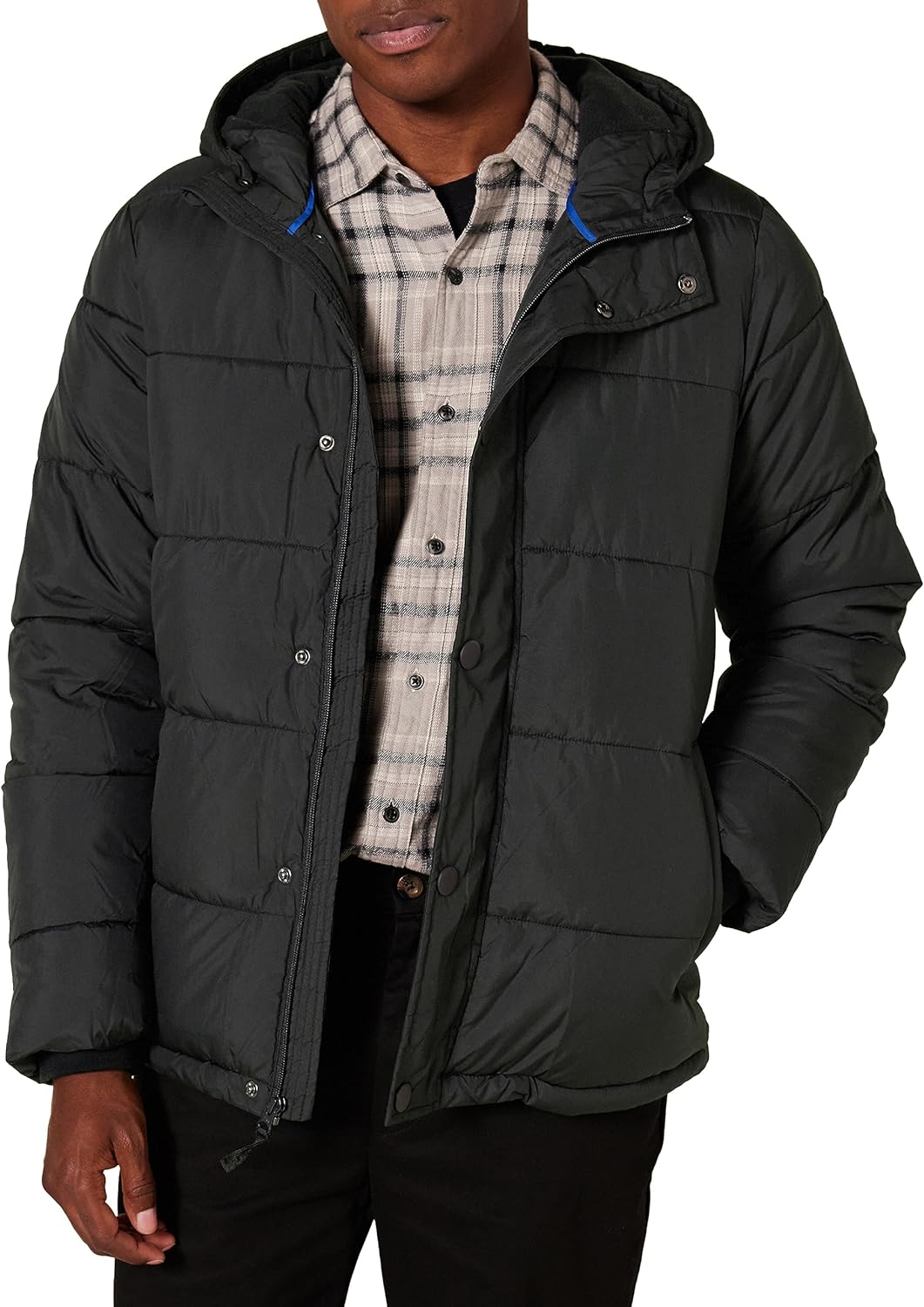  Essentials Men's Heavyweight Hooded Puffer Coat