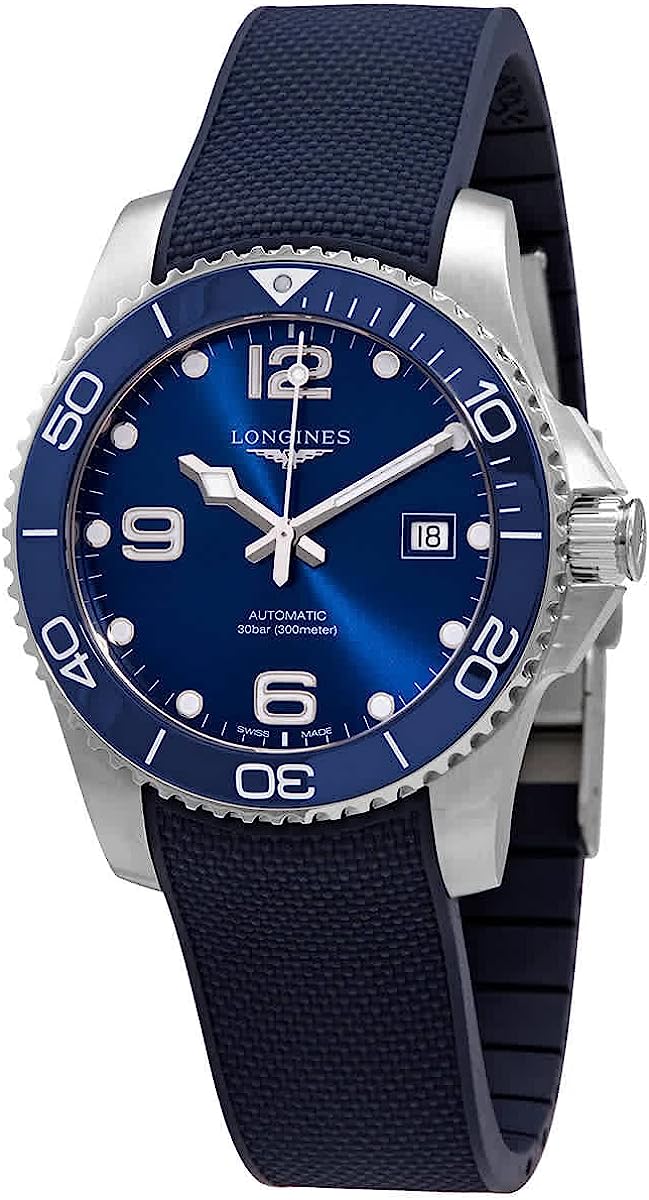 HydroConquest Ceramic Blue Dial 41mm Automatic Diving Watch