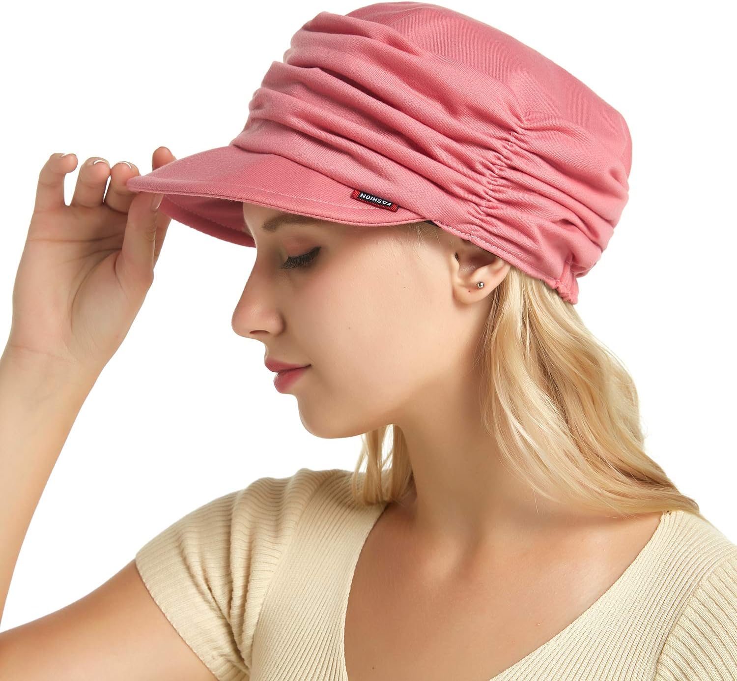 Auemdrey Fashion Hat Cap with Brim Visor for Woman Ladies, Best for Daily Use