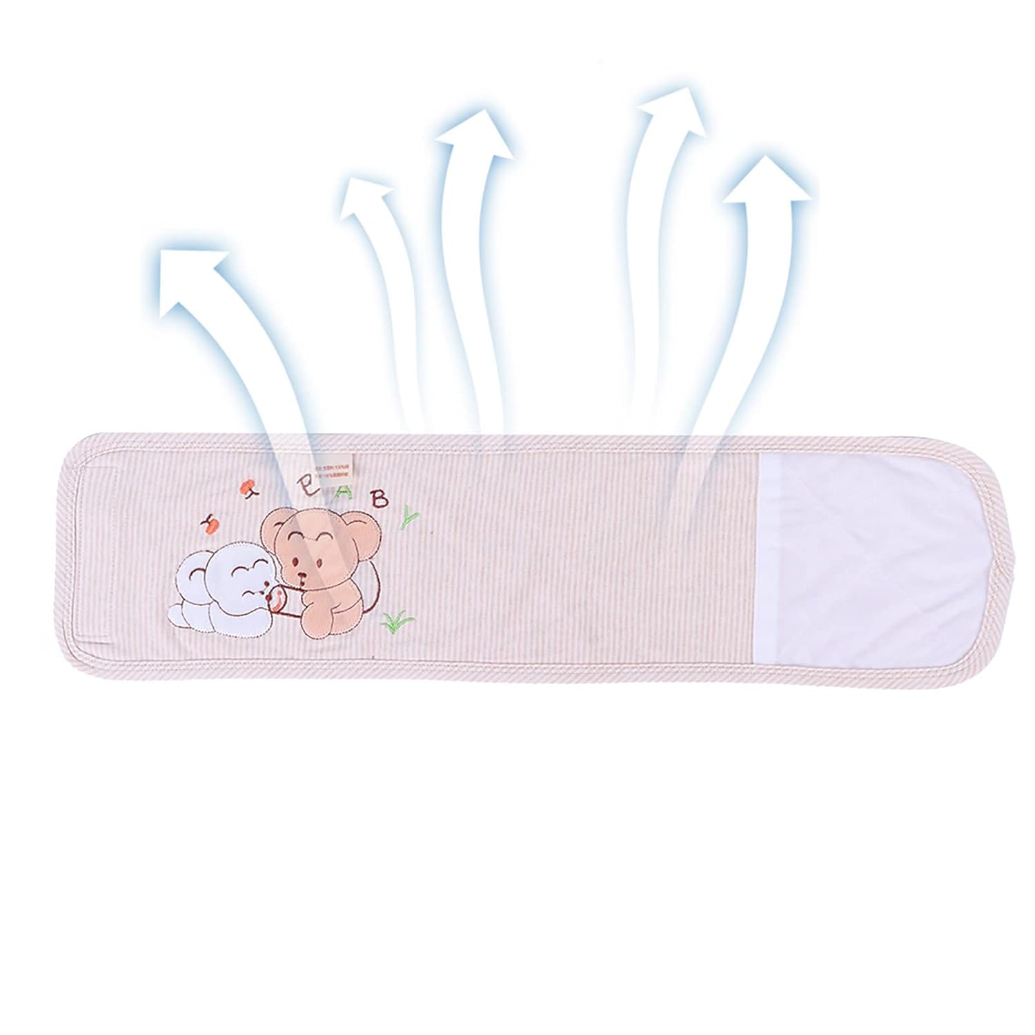 Hztyyier Cartoon Cotton Baby Infant Umbilical Cord Belly Band Baby Keep Warm Navel Belt for Toddler's Abdomen Warming and Anti-kick Care (L)