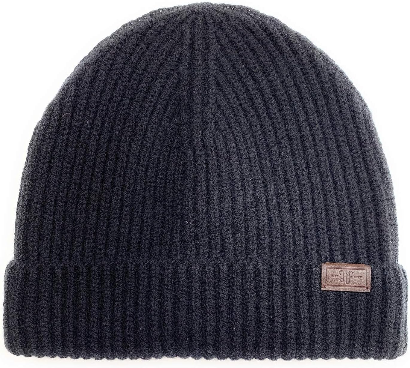 Hickey Freeman 100% Italian Cashmere Hat for Men – Ultra-Soft Men’s Knit Luxury Beanie