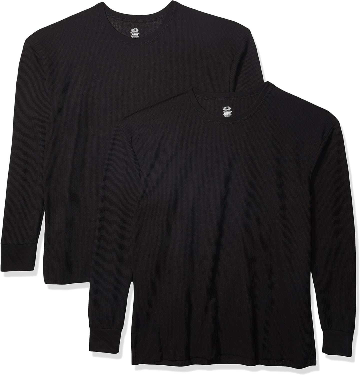 Fruit of the Loom Men's Classic Midweight Waffle Thermal Underwear Crew Top