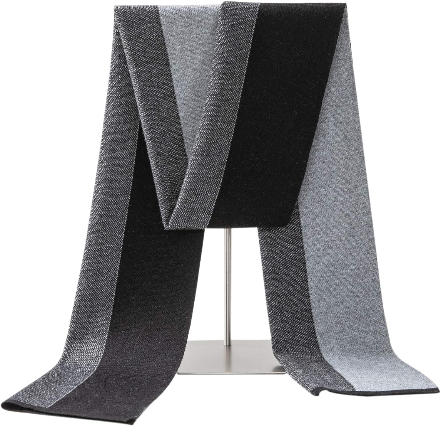 Lallier Men's Merino Wool Scarf, Long Winter Neckwear with Gift Box