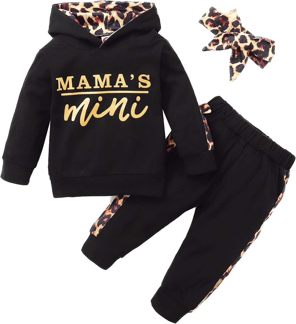 Newborn Baby Girl Clothes Outfits Infant Hoodie Sweatshirt Pants Headband Toddler Girl Clothing Set