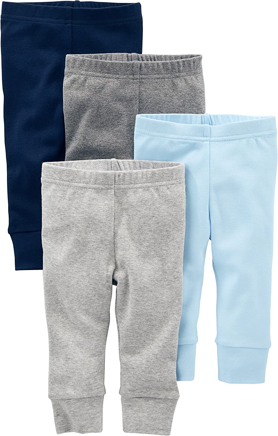 Simple Joys by Carter's Baby Boys' Cotton Pants, Pack of 4