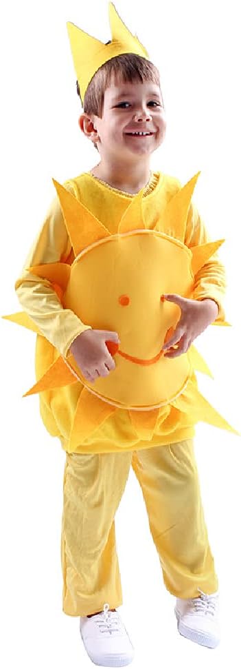 Quenny children's halloween flowers blossoming like the sun cosplay costume,stage performance party costume.