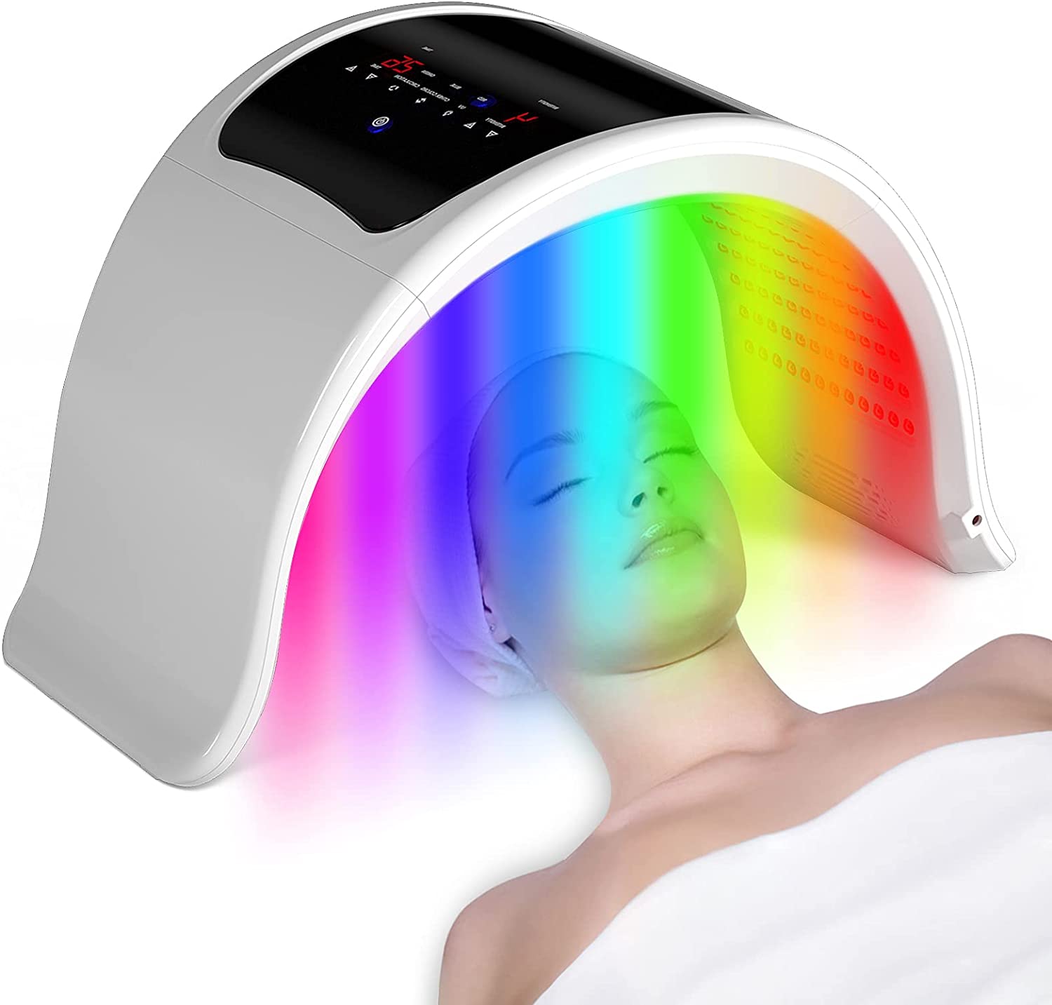 LED Light Therapy 8-in-1 Professional Photon PDT LED Light Facial Skin Care Rejuvenation Machine Salon Spa Beauty Equipment