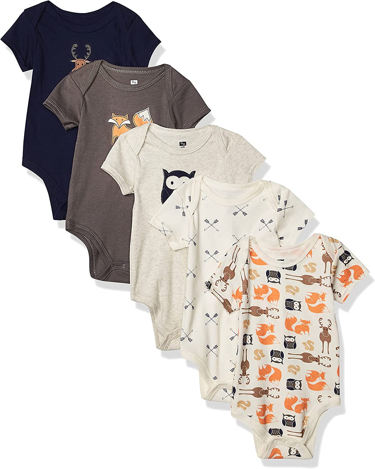 Hudson Baby Unisex Baby Cotton Bodysuits