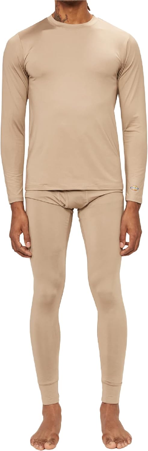 Dickies Mens Base Layer 2 Piece Performance Cold Weather Long Johns Underwear Set for Men
