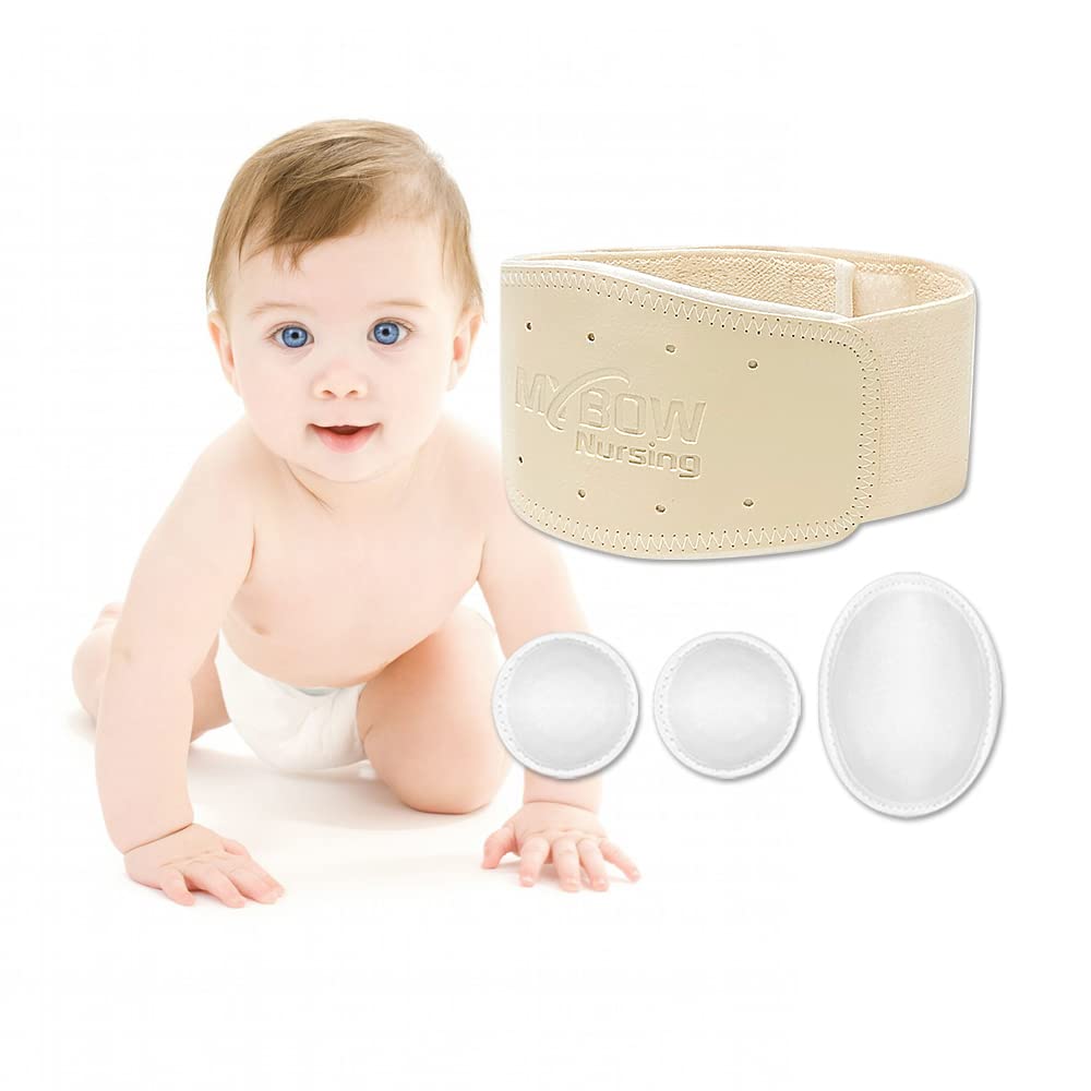 Baby Umbilical Hernia Belt Belly Button Abdominal Wrap for Hernia Baby Navel Band Newborn Umbilical Cord Cover Truss for Hernia Support Belt Medical Waist Binder (Medium)