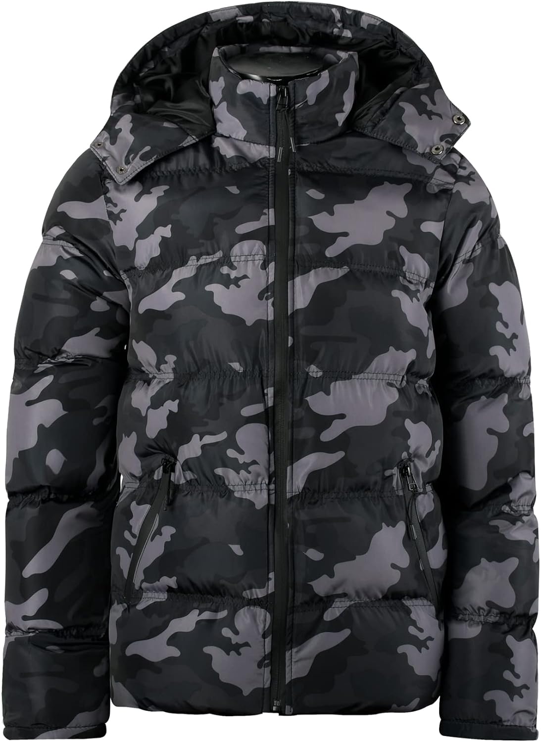 Mens Puffer Jacket Warm Winter Jackets Water-Resistant Coat
