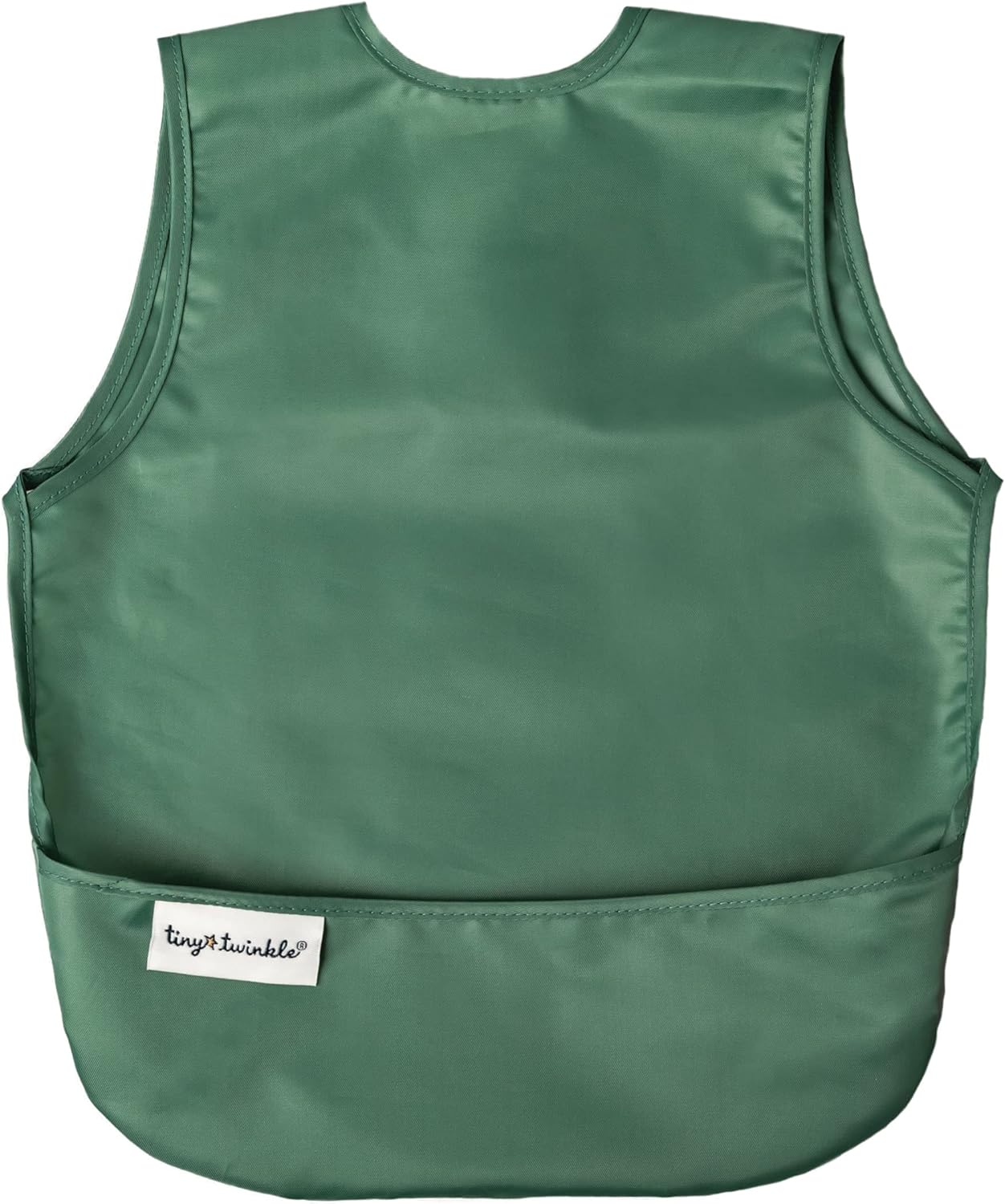 Tiny Twinkle Mess Proof Baby Bib - Waterproof Baby Apron - Machine Washable - PVC, BPA, & Phthalate Free - Great Travel Bib…