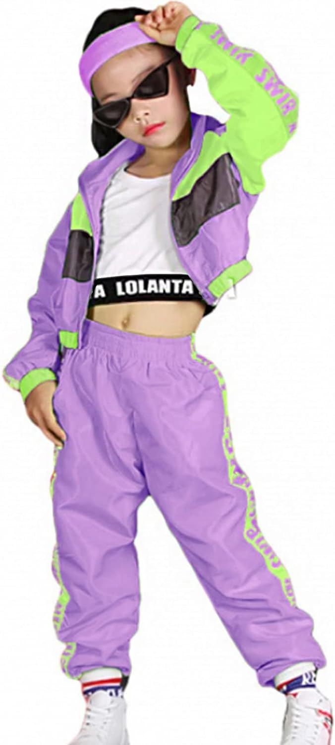 Girls Dance Clothing Set, Hip Hop Modern Jazz Team Performance Costume, Girls Dance Wear Sets