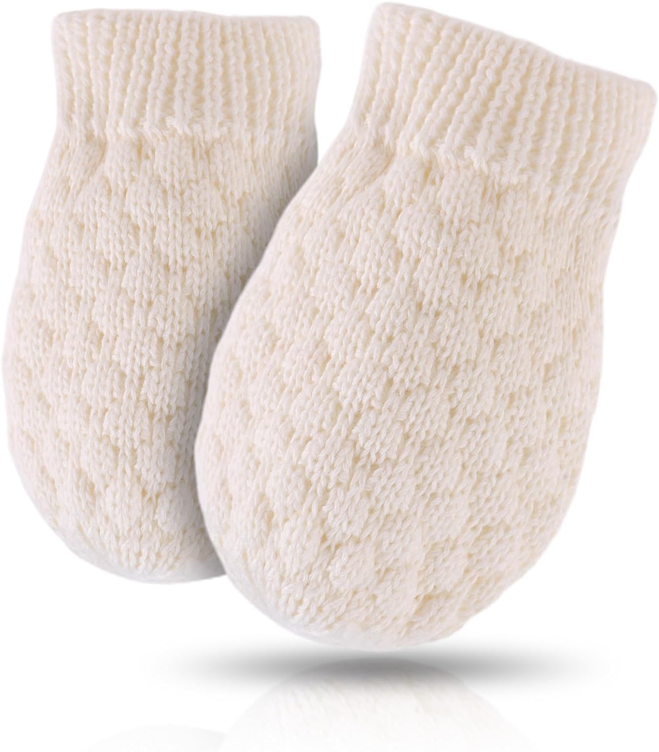 Baby Knit Mittens Toddler Boys Girls Gloves Winter Infant Newborn No Scratch Mitten 0-3 Years