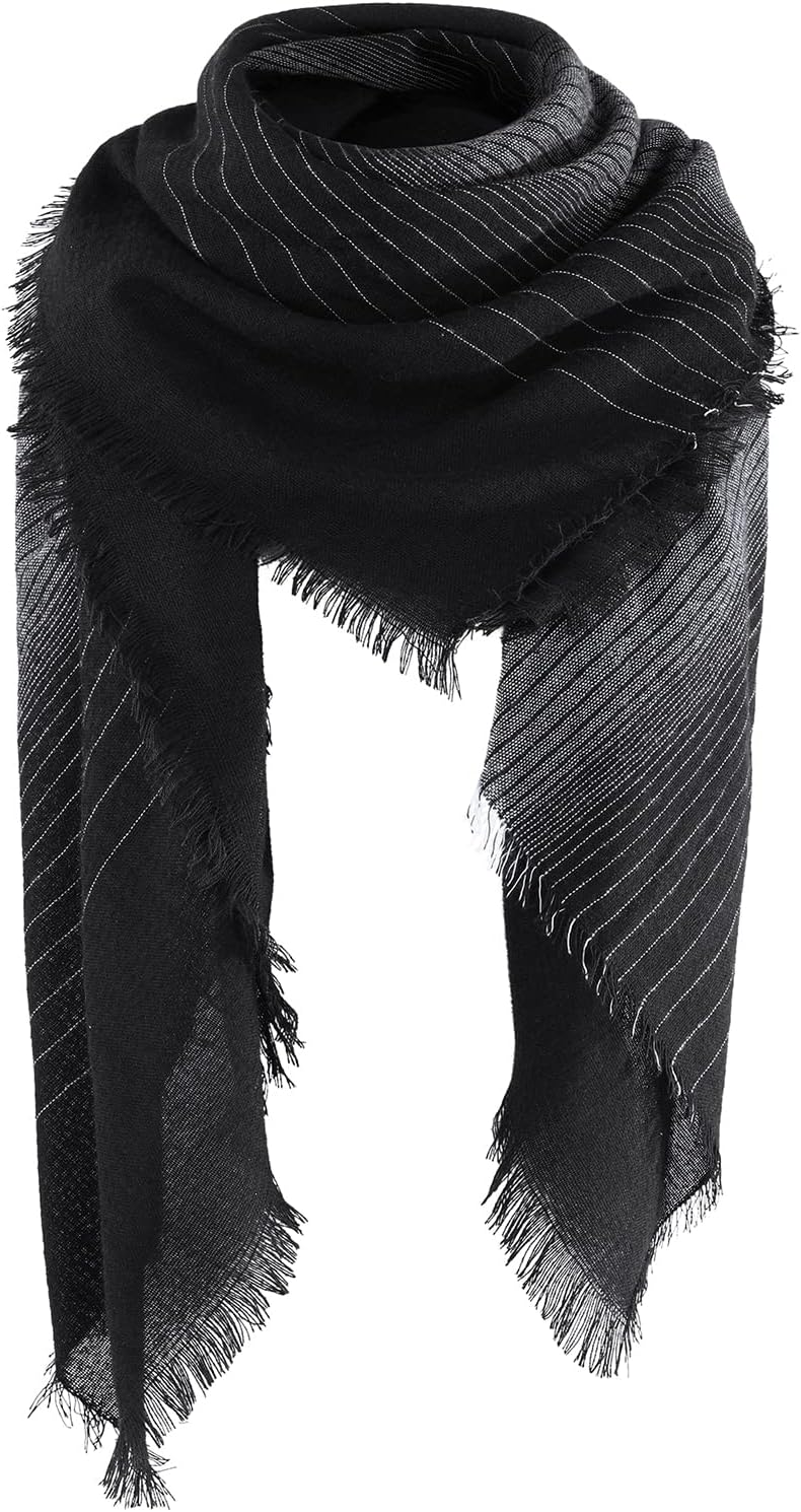 Sweet Gifts for Women - Scarves for Women Gifts Plaid Blanket Scarf Trendy Tartan Scarves Oversized Wrap Shawl Gift